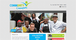Desktop Screenshot of communitychampionsuk.org